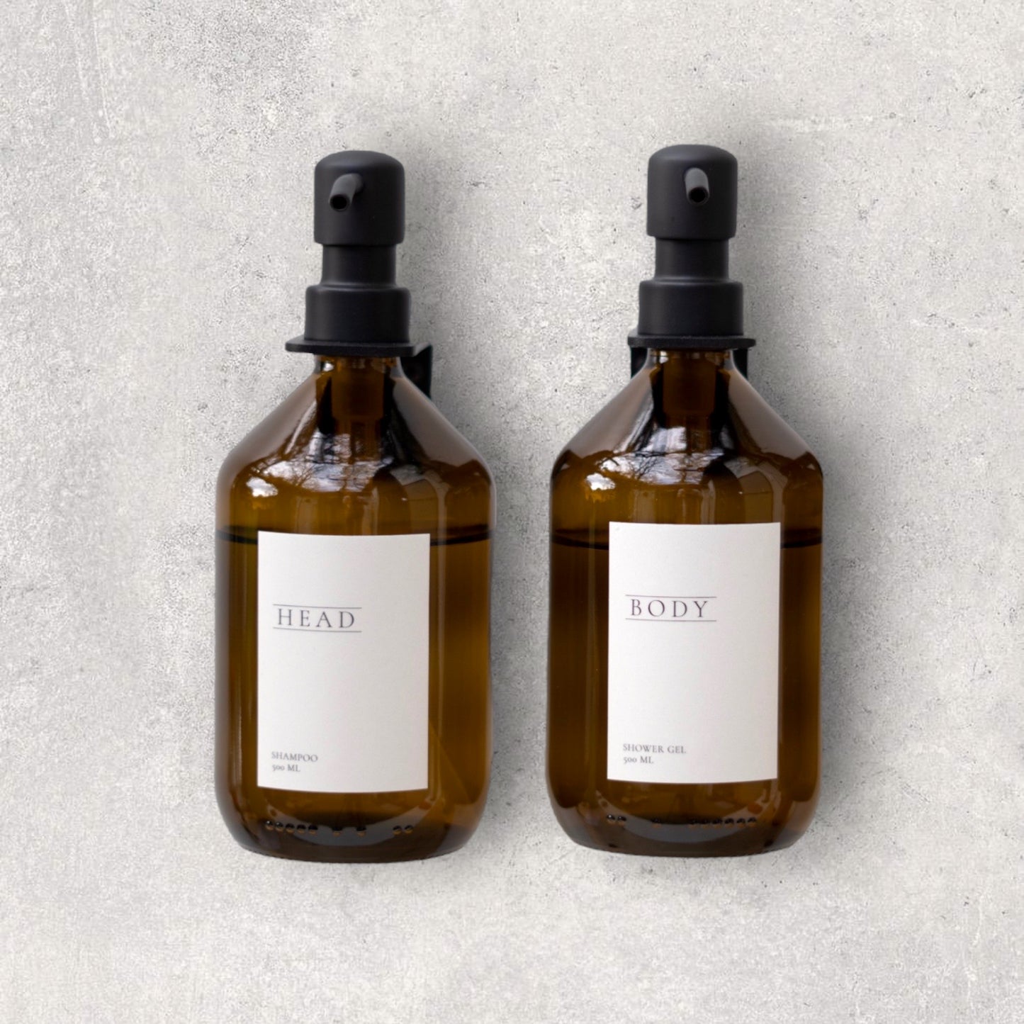 SOFIJA - 2er Set Halterung und Seifenspender